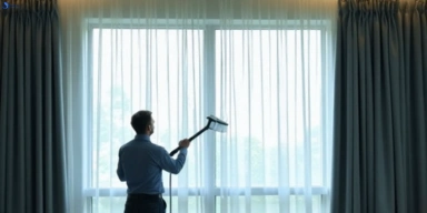Commercial curtain steam cleaning service chiswick-nsw hotels offices