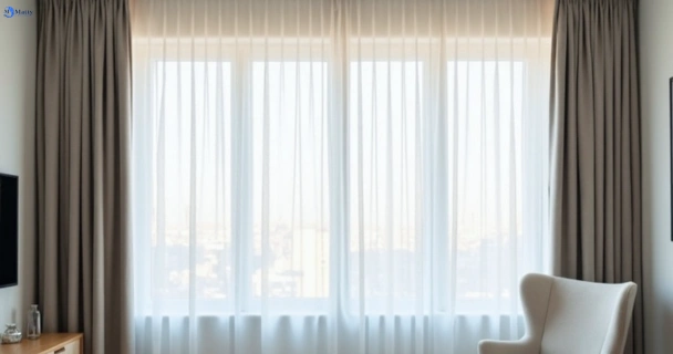 Freshly steam cleaned curtains in chiswick-nsw QLD